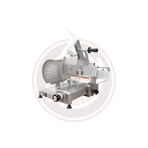 Omcan 12.3-inch Blade S-Series Horizontal Gear-Driven Meat Slicer - 44006