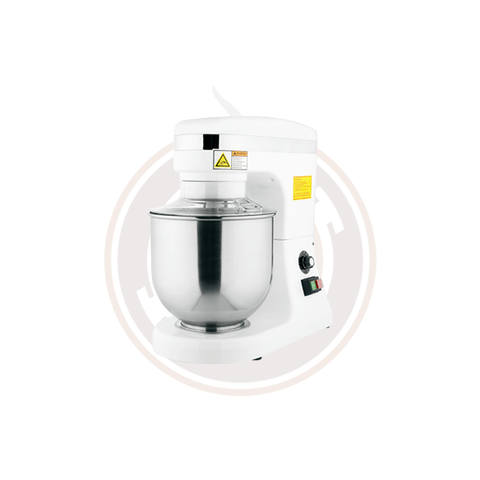 7-QT White Baking Mixer with Guard