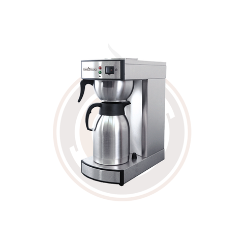 Omcan Stainless Steel Coffee Maker with 2 Liter Thermal Carafe - 44315