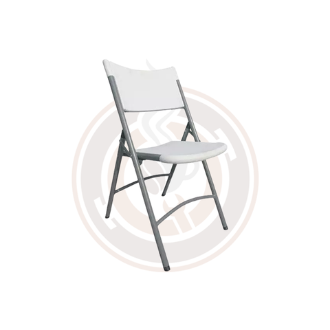 Omcan Folding Chair with Grey Metal Frame (5/case) - 44357