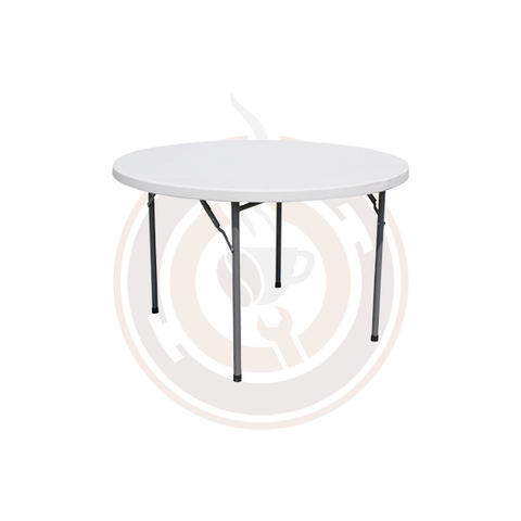 Omcan Solid Round Folding Table - 59" - 41598