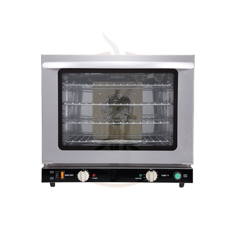 Omcan Half Size Countertop Convection Oven with Grill Function and Humidity Control, 2.33 cu.ft (66 L) - 220 V, 2800 W - 44519