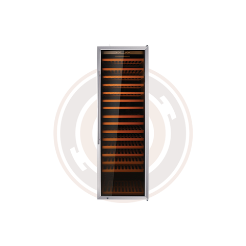 Vinovero 27-inch Single Zone Wine Cooler with 192 Bottle Capacity and Stainless Steel Door