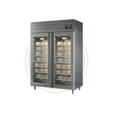 Omcan Affinacheese® 200kg wall cabinet with ClimaTouch® and Fumotic® - 45519