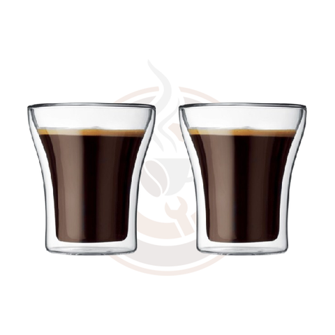 ASSAM 2 pcs glass, double wall, small, 0.2 l, 6 oz