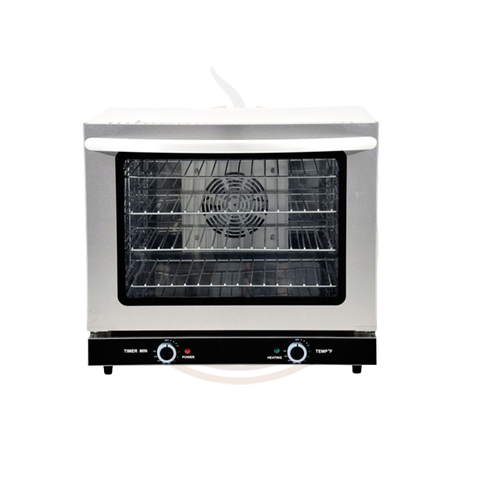 Omcan Half Size Countertop Convection Oven with Manual Control, 2.33 cu.ft (66 L) - 220 V, 2800 W - 45599