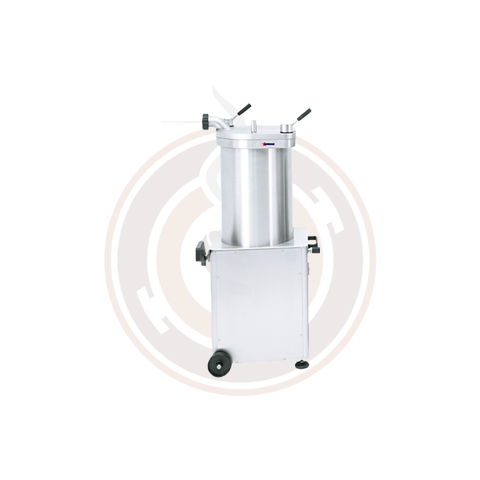 Omcan Stainless Steel Hydraulic Piston Sausage Stuffer - 95 lb capacity (110V/60Hz/1Ph) - 45951