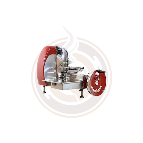 Omcan 14.5-inch Diameter Blade Manual Volano Slicer with Standard Flywheel - 46088