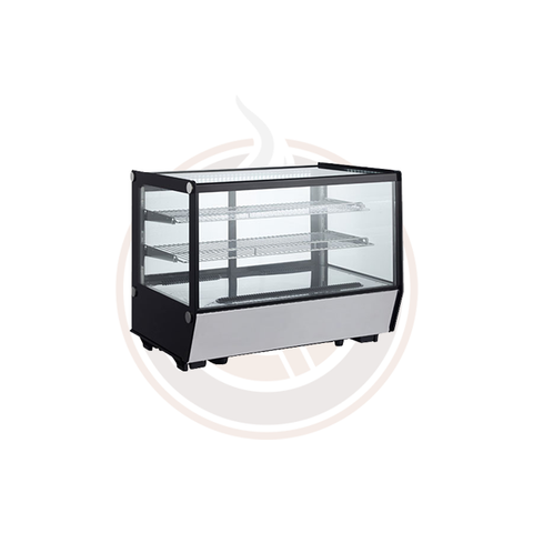 Square Glass Countertop Refrigerated Showcase