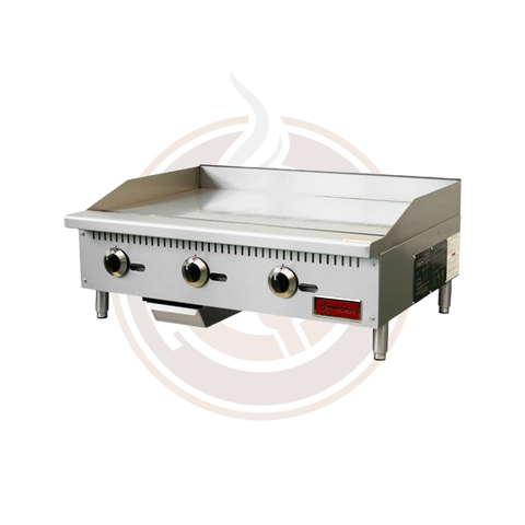 Omcan Countertop Griddle With Burners - 47374 / 47375 / 47366