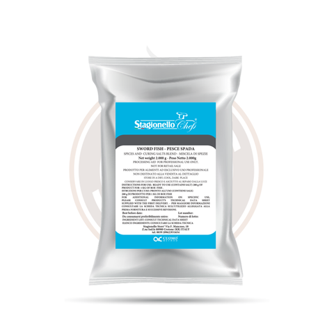 Omcan Curing Salts and Spice Blend for Sword Fish 2kg/Bag (3 bag/case) - 47532