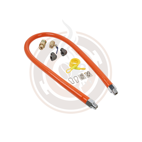 Omcan Commercial Gas Hose Kit - 47775 / 47871 / 47872 / 47873