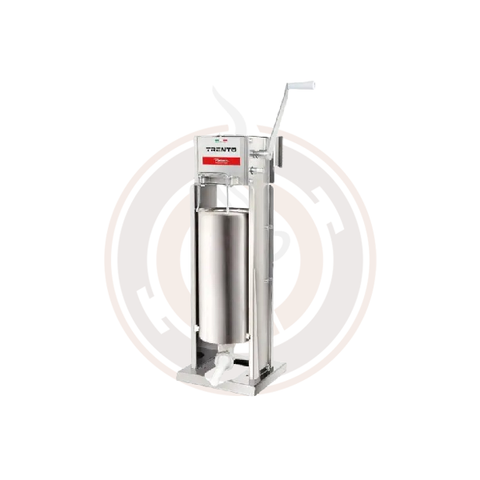 Omcan Trento Sausage Stuffer Manual 33 Lbs/15 Kg 2 Speed Vertical And Horizontal Gear Driven Stainless Steel - 48170