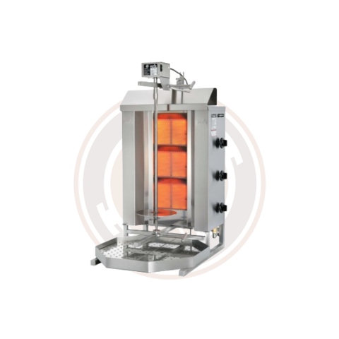 Potis GD3 40 Kg Doner Kebab Machine / Vertical Broiler with 3 Burners | Trento - 28,500 BTU