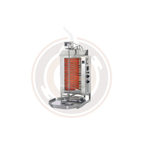 Potis E2 30 Kg Electric Doner Kebab Machine / Vertical Broiler with 2 Burners | Trento – 208V, 1 Phase, 6 kW - 49063