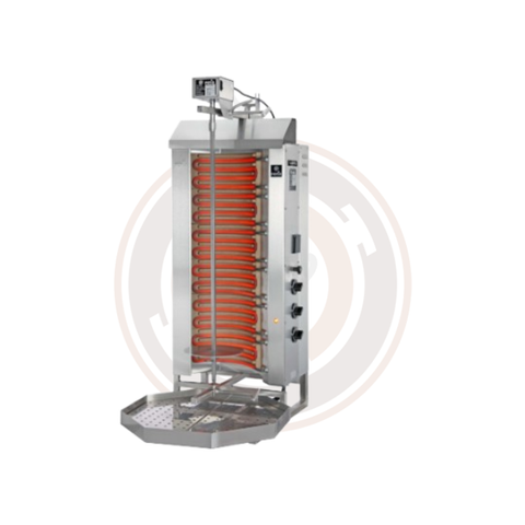 Potis E3 50 Kg Electric Doner Kebab Machine / Vertical Broiler with 3 Burners | Trento – 208V, 3 Phase, 9 kW - 49064