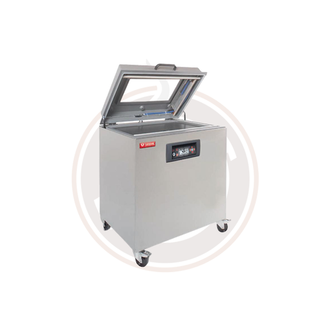 Omcan Turbovac Heavy-Duty Table Top Vacuum Packaging Machine with Aluminum Cover and 31.5" Seal Length - 50005
