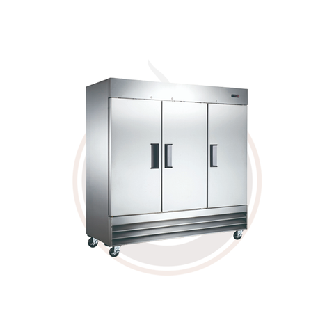 Omcan 81-inch Reach in Refrigerator with 3 Doors and 72 cu. ft. capacity - 50028