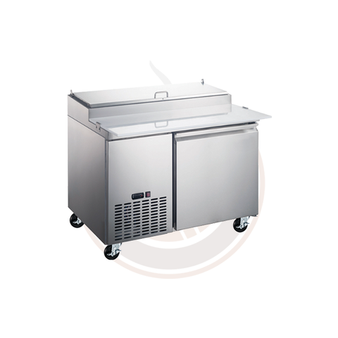 Omcan 50-inch Refrigerated Pizza Prep Table with 1 Door - 50042