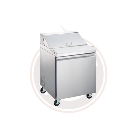 27.5-inch Mega Refrigerated Prep Table with 1 Door