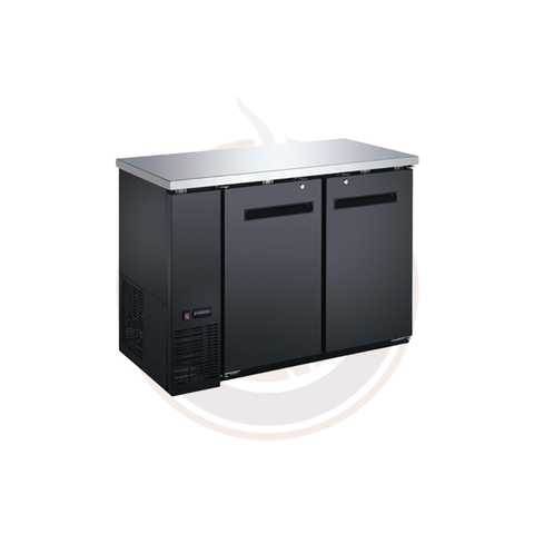 Omcan 49-inch Solid 2-Door Bottle Cooler with 11.8 cu. ft. capacity - 50057