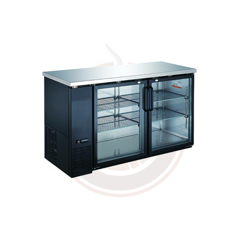 49-inch Glass Door Back Bar Cooler with 11.8 cu. ft. capacity