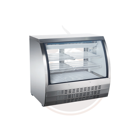 Omcan Refrigerated Floor Showcase With Stainless Steel Exterior - 50084 / 50079 / 50085 / 50080