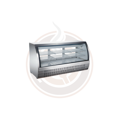 Omcan Refrigerated Floor Showcase With Stainless Steel Exterior - 50084 / 50079 / 50085 / 50080
