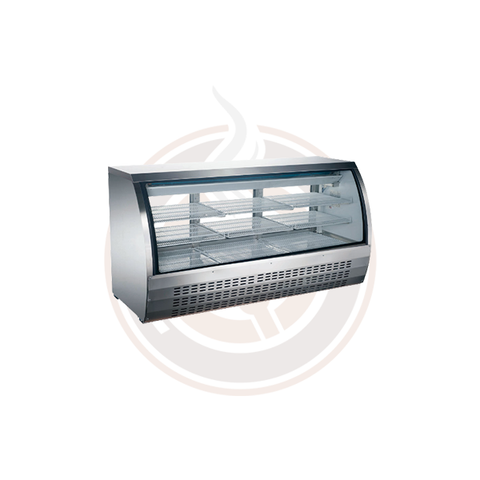 Omcan Refrigerated Floor Showcase With Stainless Steel Exterior - 50084 / 50079 / 50085 / 50080
