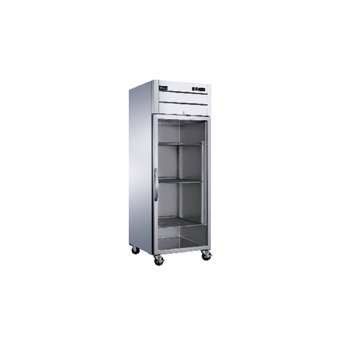 Omcan 29" 1-Door Glass Reach-In Refrigerator – 21.5 Cu. Ft. / 609 L  SKU: 50118