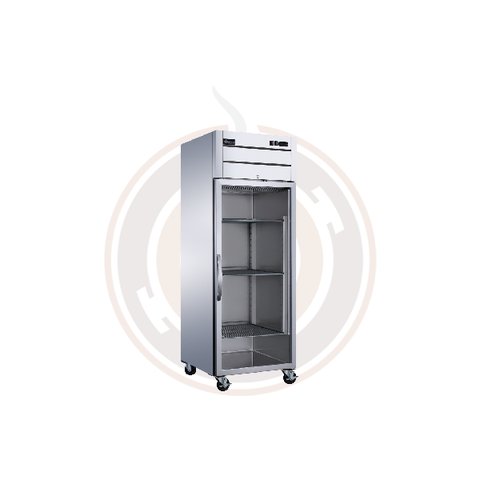 Omcan 29" 1-Door Glass Reach-In Refrigerator – 21.5 Cu. Ft. / 609 L  SKU: 50118
