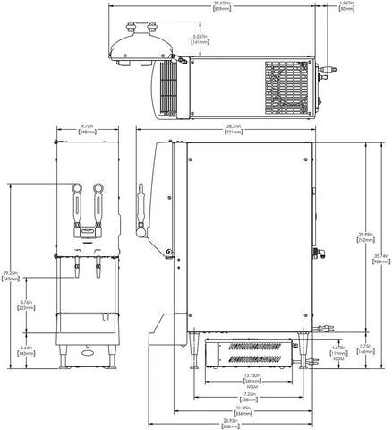Bunn Nitron Cold Draft w/Removable Graphic & Gas Module - 51600.6028