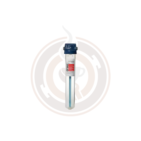 3M™ Drop-In Style Single Pre-Filter System CFS02T, 5557610, For 19 1/2 in Cartridges, Valved Head, Transparent Housing