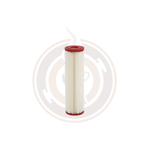 Harmsco 801-10 Premium Polyester Pleated Filter Cartridge 9-3/4" 10 Micron | Case of 24 | SKU 801-10