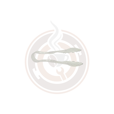 Omcan Polycarbonate Scallop Tong (6") - Clear (50/case) - 80150