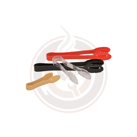 Omcan Polycarbonate Scallop Tong (9") - Red (40/case) - 80156