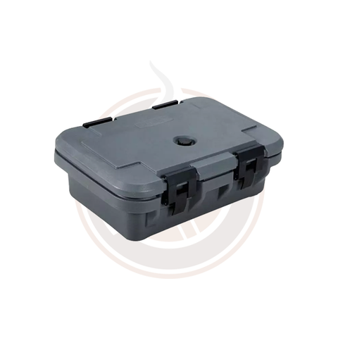 Gray Insulated Food Pan Carrier - 4" Depth