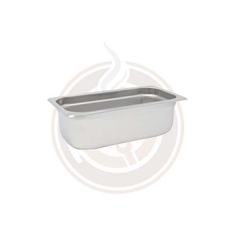 Omcan Third-size Anti-Jam Stainless Steel Steam Table Pan with 4" Deep (10/case) - 80268