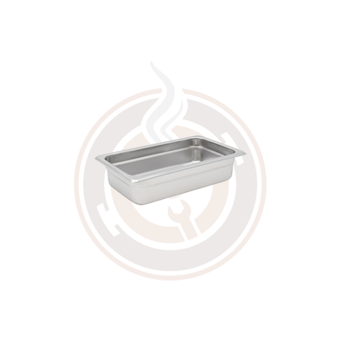 Omcan Quarter-size Stainless Steel Steam Table Pan - 2.5