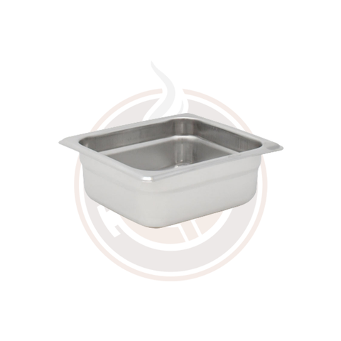 Omcan Sixth-size Anti-Jam Stainless Steel Steam Table Pan - 2.5" Deep (15/case) - 80277