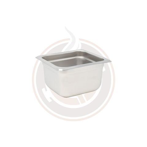 Omcan Sixth-size Anti-Jam Stainless Steel Steam Table Pan- 4" Deep (15/case) - 80278