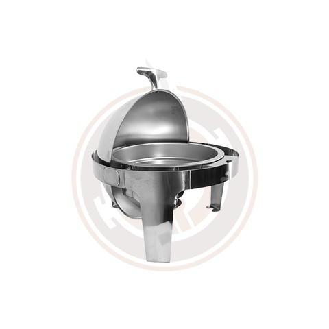 5.6L SS Round Chafing Dishes with Roll Top Lid