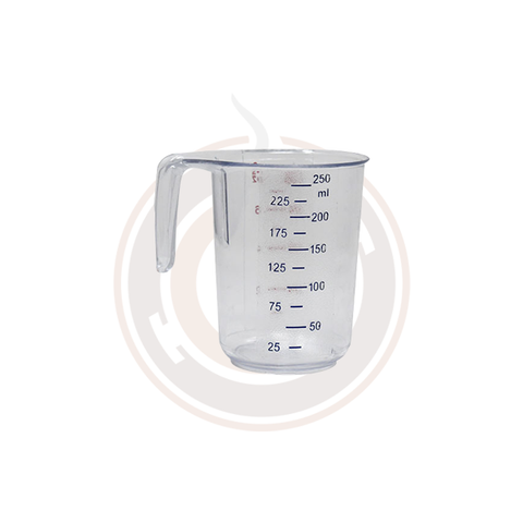 Omcan Clear Polycarbonate Measuring Cup (30/case) - 80570 / 80571 / 80572 / 80573 / 80574 / 80575