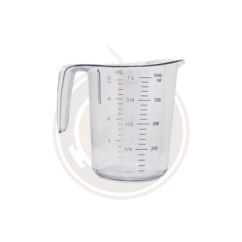 Omcan Clear Polycarbonate Measuring Cup (30/case) - 80570 / 80571 / 80572 / 80573 / 80574 / 80575