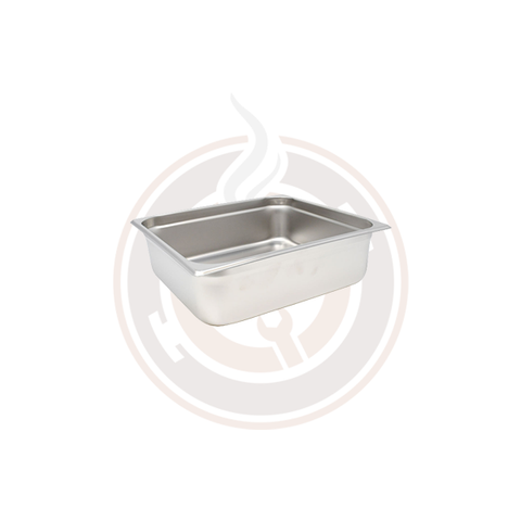 Omcan Two-Third-size Stainless Steel Steam Table Pan - 4" Deep (4/case) - 80614