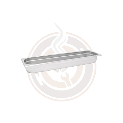 Half-size Long Anti-Jam Stainless Steel Steam Table Pan – 4″ Deep
