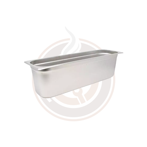 Omcan Half-size Long Anti-Jam Stainless Steel Steam Table Pan - 6" Deep (5/case) - 80618