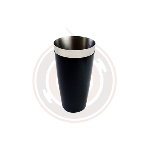 SS Bar Shaker Cup With Black Exterior