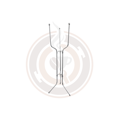 Omcan Chrome Coated Wine Bucket Folding Stand for 8 QT Wine Bucket (4/case) - 80838