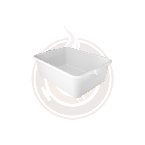 Omcan Standard White Bus Box - 7" (15/case) - 80894